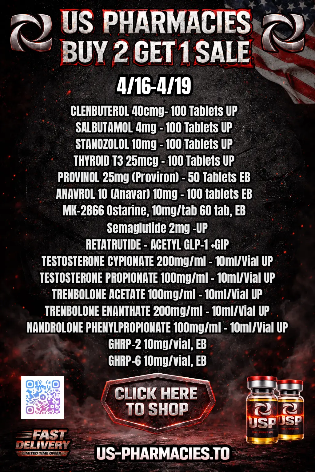 Trenbolone Acetate 10 ml x 100 mgml -USA 43$ Nandrolone Phenylpropionate 10 ml x 100 mgml -US...webp